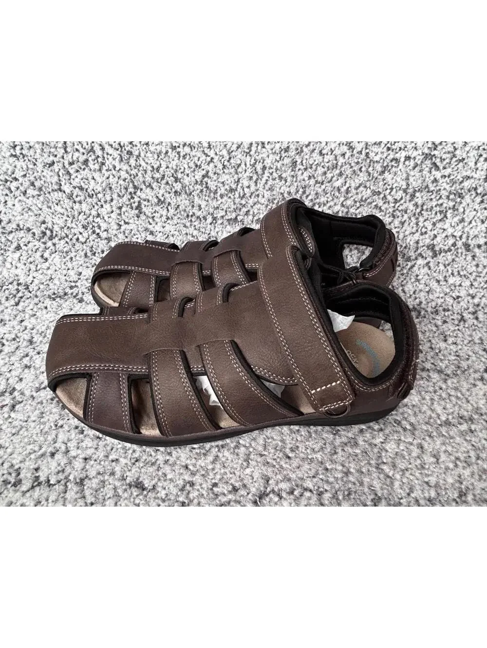 Dockers Mens Byrd Casual Comfort Outdoor Sport Sandal Shoe Dark Brown Size 11M